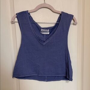 Urban Outfitters Purple V-Neck Tank Top